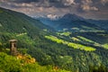 Trentino with dolomiti mountain