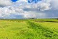 Landscape former Zuiderzee Island Schokland in the Dutch Noordoostpolder