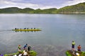 Landscape of Cabo Frio city fort. Brazil