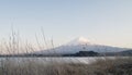 Fuji mountain view from Kawaguchi lake, Japan Royalty Free Stock Photo