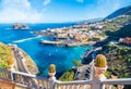 Landscape with Garachico, Tenerife Royalty Free Stock Photo