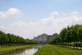 The landscape of the gardens of the royal palace of Venaria.