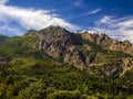 Landscape of Gennargentu mountain Royalty Free Stock Photo