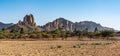 Landscape in Gheralta near Abraha Asbaha in Northern Ethiopia, Africa Royalty Free Stock Photo