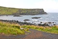 Landscape at Giants Causeway and Clifffs, Northern Ireland Royalty Free Stock Photo