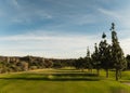 Landscape at golf course in California