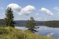 Landscape of Golyam Beglik Reservoir, Bulgaria