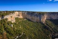 Landscape of Gorges de l`Ardeche in France Royalty Free Stock Photo