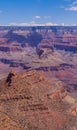 Landscape of the Grand Canyon National Park from the South Rim in Arizona, USA Royalty Free Stock Photo