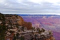 Landscape from Grand Canyon south rim, USA - Stock image Royalty Free Stock Photo