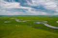 The landscape of the grassland in Hulun Buir Royalty Free Stock Photo