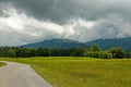 landscape in the Great Smoky Mountains National Park near Cades Cove Royalty Free Stock Photo