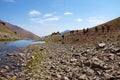 Trekking to mount Alamkuh , Alborz mountains , Iran