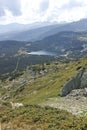 Landscape of Rila Mountan near The Seven Rila Lakes, Bulgaria