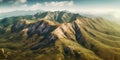 Landscape green summit mountains, best scenery nature environment background Royalty Free Stock Photo