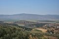 Landscape of a green valley from Sepphoris Zippori National Park in Central Galilee Israel Royalty Free Stock Photo