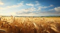 Background farming agricultural field landscape seed yellow harvest summer wheat nature rural grain