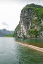 Landscape of Guilin, Li River and Karst mountains. Yangshuo County, Guilin City, Guangxi Province, China. Royalty Free Stock Photo