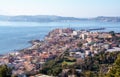 landscape of the gulf of Pozzuoli and Pozzuoli town