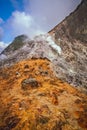 Gunung Sibayak Volcano in Sumatra Royalty Free Stock Photo