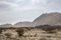 Landscape of Hajjar Mountains in Nizwa, Oman