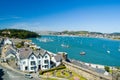 Landscape and harbour at conway