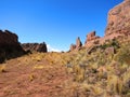 Landscape at Hayu Marca, Peru Royalty Free Stock Photo