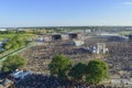 Landscape from Hellfest, heavy metal festival