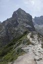 View to Koscielec-peak in the Tatra-Mountains