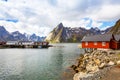 Hamnoya in Norway Royalty Free Stock Photo