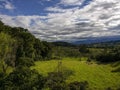 Landscape of the highlands of the central Andean mountains of Colombia