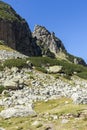 Landscape from hiking trail for Malyovitsa peak, Rila Mountain