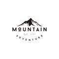 Landscape Hills / Mountain Peaks River Creek Minimalist logo design
