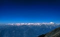 A landscape of Himalaya the Mountain range from india