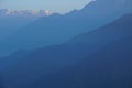Landscape Himalaya rang mountain view of Mt. Dhaulagiri massif and Annapurna mountain at seen from Poon Hill, Nepal - Royalty Free Stock Photo