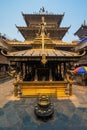 Hiranya Varna Mahavihar Temple. Located at the city of Lalitpur, Nepal