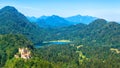 Landscape with Hohenschwangau Castle, Bavaria, Germany Royalty Free Stock Photo