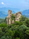 Landscape in Huatai Flower Terrace Scenic Area at Mount Jiuhua Royalty Free Stock Photo