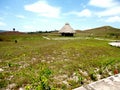 Parque Nacional Gran Sabana Choza de techo de Palma Royalty Free Stock Photo