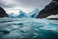 A landscape of an iceberg