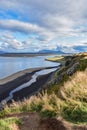 Landscape in Iceland of an Eastern Peninsula Royalty Free Stock Photo