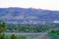 landscape Idaho state University campus and city of Pocatello Royalty Free Stock Photo