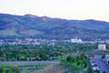 landscape Idaho state University campus and city of Pocatello Royalty Free Stock Photo