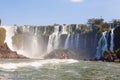 Iguazu falls view, Argentina Royalty Free Stock Photo