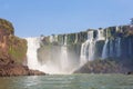 Iguazu falls view, Argentina Royalty Free Stock Photo