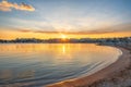 Landscape with Il Ballut ta beach, Marsaxlokk, Malta Royalty Free Stock Photo