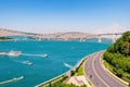 Bosporus Bridge in Istanbul at day time.