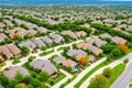 Colorful housing development as round Rock Texas expands.