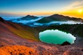 a morning view at ijen crater.