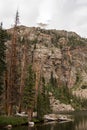 Landscape image of mountains in Rocky Mountain National Park, Colorado. Royalty Free Stock Photo